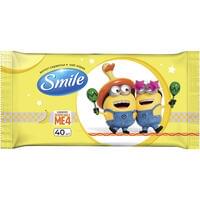 Салфетки влажные детские Smile Minions 40 шт.