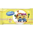 Салфетки влажные детские Smile Minions 40 шт.