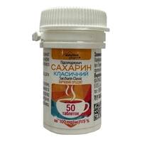 Подсластитель Сахарин Классический Solution Pharm таблетки №50 (флакон)