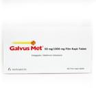 Гальвусмет таблетки 50/500 мг №60 (6 блистеров х 10 таблеток)