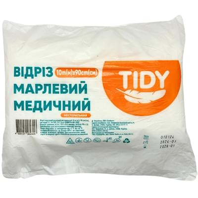 Відріз марлевий Tidy нестерильний 10 м x 90 см