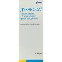 Дукресса капли глаз. по 5 мл (флакон)