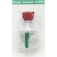 Аспирационная канюля B.Braun Mini-Spike Filter для многоразового забора медикаментов с противоаэрозольным воздушным фильтром 0,2 мкм красная