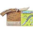 Нож сувенирный Бабочка Голд 26 см х 5 см деревянный