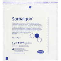 Повязка впитывающая Sorbalgon из кальция-альгината стерильная 10 см x 10 см 1 шт.