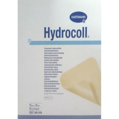 Повязка гидроколлоидная Hydrocoll стерильная 15 см х 15 см 10 шт.