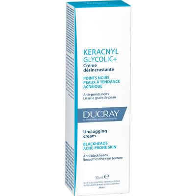 Крем для обличчя Ducray Keracnyl Glycolic+ відновлюючий 30 мл