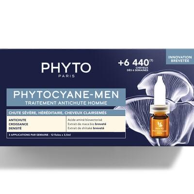 Засіб для волосся Phyto Phytocyane Men проти випадіння волосся для чоловіків у ампулах по 3,5 мл 12 шт.