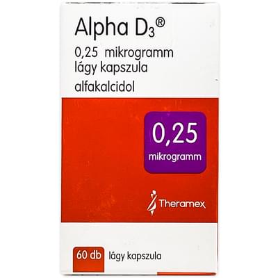 Альфа Д3 Laboratoires капсули по 0,25 мкг №60 (контейнер)