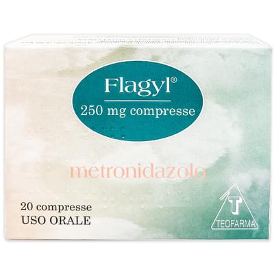 Флагил таблетки по 250 мг №20 (2 блистера х 10 таблеток)