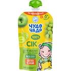 Сік дитячий Чудо-Чадо Виноградно-яблучний з 6-ти місяців освітлений без цукру 130 мл