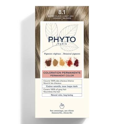 Крем-фарба для волосся Phyto Phytocolor тон 8.1 світло-русявий попелястий