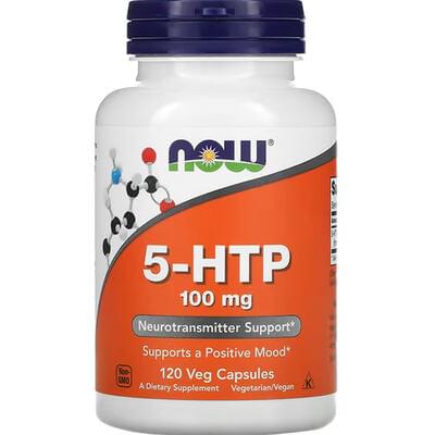 Now 5-НТР 5-Гідрокситриптофан капсули по 100 мг №120