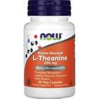 Now L-Теанін Подвійна сила капсули по 200 мг №60