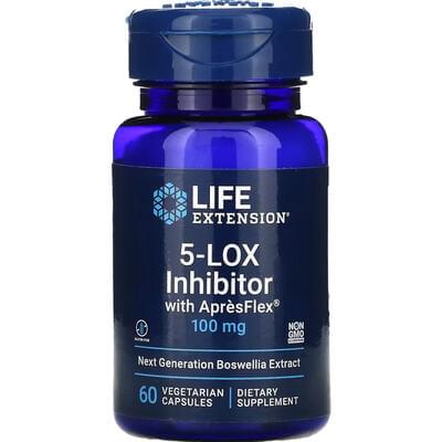 Босвелія LIFE EXTENSION (Лайф Екстеншн) 5-Lox Inhibitor 100 мг капсули для зменшенню запалення, поліпшенню здоров'я суглобів та зниженню болю 60 шт