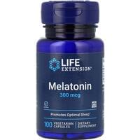 Мелатонін LIFE EXTENSION (Лайф Екстеншн) Melatonin капсули 300 мкг флакон 100 шт