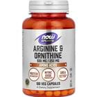 Now Аргінін та орнітин капсули №100