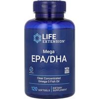 Риб'ячий жир мега EPA DHA LIFE EXTENSION (Лайф Екстеншн) Mega EPA/DHA капсули флакон 120 шт