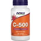 Купити Now Вітамін С із шипшиною таблетки по 500 мг №100 Now Вітамін С із шипшиною таблетки по 500 мг №100