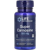 Карнозин супер LIFE EXTENSION (Лайф Экстэншн) Carnosine 500 мг капсулы флакон 60 шт