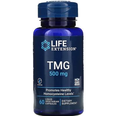 Триметилгліцин LIFE EXTENSION (Лайф Екстеншн) TMG 500 мг капсули флакон 60 шт