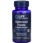 Купити Life Extension Optimized Folate Фолат оптимізований таблетки по 1700 мкг DFE №100 Life Extension Optimized Folate Фолат оптимізований таблетки по 1700 мкг DFE №100