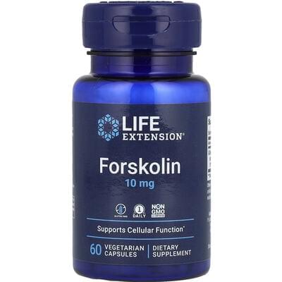 Форсколин LIFE EXTENSION (Лайф Экстэншн) Forskolin 10 мг капсулы флакон 60 шт