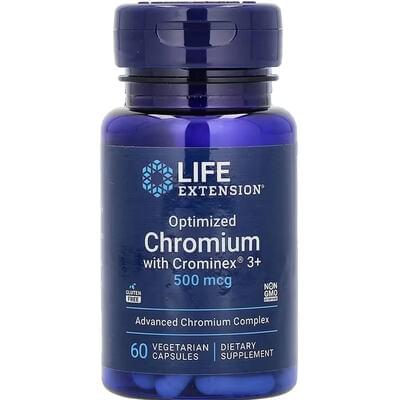 Life Extension Chromium Хром оптимізований капсули по 500 мкг №60