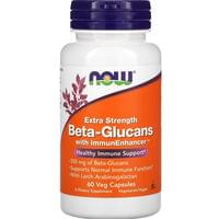 Бета-глюкан NOW (Нау) капсули по 250 мг може сприяти зміцненню імунної системи, зниженню рівня холестерину флакон 60 шт