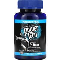 Вітаміни для хлопців NATURES PLUS (Натурес плюс)  Power Teen For Him ягідний смак без цукру таблетки 60 шт