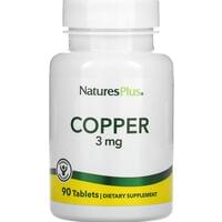 Медь NATURES PLUS (Натурес плюс) Copper 3 мг таблетки флакон 90 шт