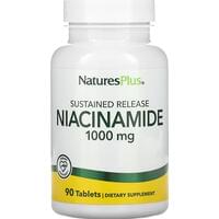 Ніацинамід NATURES PLUS (Натурес плюс) Niacinamide 1000 мг капсули флакон 90 шт