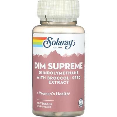 DIM комплекс (дииндолилметан) SOLARAY (Солорай) DIM Supreme капсулы флакон 60 шт