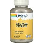 Solaray Cal-Mag Citrate Кальцій та магній 1:1 високоефективний капсули №180