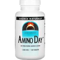 Амино день SOURCE NATURALS (Сорс Нейчералс) Amino Day 100 мг таблетки флакон 120 шт