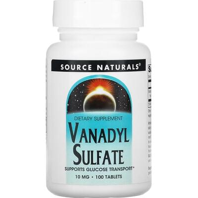 Source Naturals Ванадій сульфат таблетки по 10 мг №100