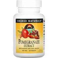 Экстракт граната SOURCE NATURALS (Сорс Нейчералс) Pomegranate Extract 500 мг таблетки флакон 60 шт