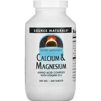 Кальций и магний SOURCE NATURALS (Сорс Нейчералс) Calcium & Magnesium 300 мг таблетки флакон 250 шт