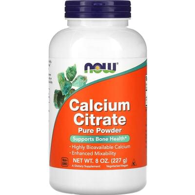 Кальцію цитрат NOW (Нау) Calcium Citrate порошок 227 г