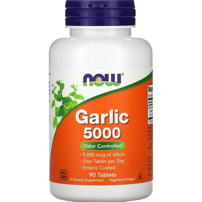 Now Garlic Чеснока экстракт 5000 таблетки №90