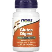 Ферменты для переваривания глютена NOW (Нау) Gluten Digest капсулы флакон 60 шт