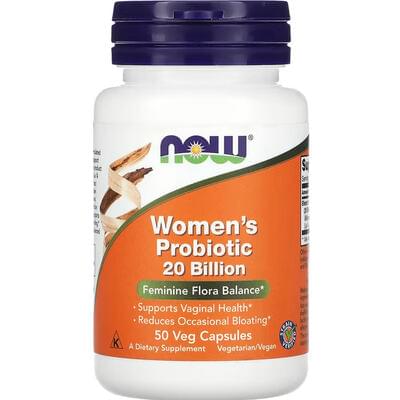 Пробіотік для жінок NOW (Нау) Woman's Probiotic 20 млрд КУО капсули флакон 50 шт