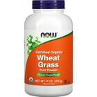 Now Wheat Grass Пшениця пророщена органічна сертифікована порошок 225 г