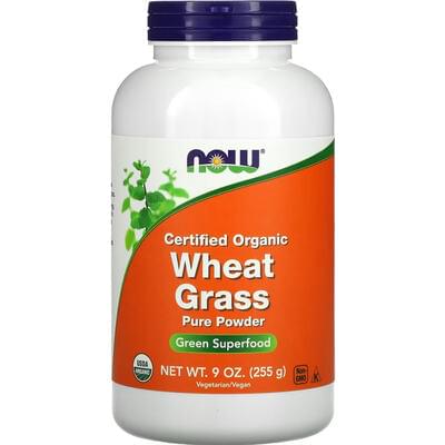 Now Wheat Grass Пшеница пророщенная органическая сертифицированная порошок 225 г