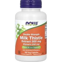 Расторопшая экстракт двойная сила NOW (Нау) Milk Thistle 300 мг капсули 100 шт