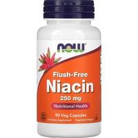 Ніацин (Вітамін В3) NOW (Нау) Flush-Free Niacin 250 мг капсули флакон 90 шт