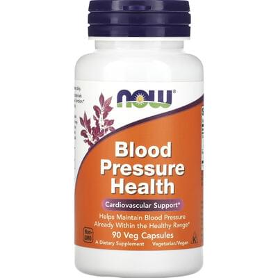 Нормализация давления NOW (Нау) Blood Pressure Health капсулы флакон 90 шт