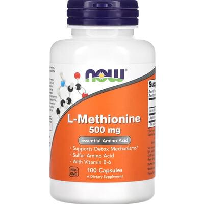Now L-Methionine Метіонін капсули по 500 мг №100
