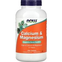 Кальцій та магній NOW (Нау) Calcium & Magnesium таблетки 250 шт