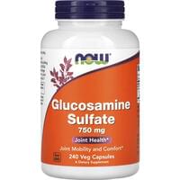 Глюкозамін NOW (Нау) Glucosamine 780 mg капсули для хрящових тканин суглобів по 750 мг флакон 240 шт